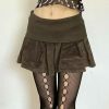 Y2K Fairycore Grunge Pleated Short Skirt - Streetwear Aesthetic