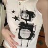 Y2K Grunge Robot Skater Cami Top