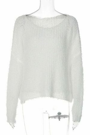 Y2K Handmade Sexy Transparent Pullover Street Style Lolita Casual Fashion