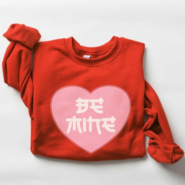 Y2K Heart Sweatshirt: Trendy Lovecore Valentine's Day Gift