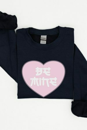 Y2K Heart Sweatshirt: Trendy Lovecore Valentine's Day Gift