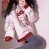 Y2K Hello Kitty Streetwear Sweater