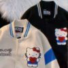 Y2K Hello Kitty Streetwear Varsity Jacket