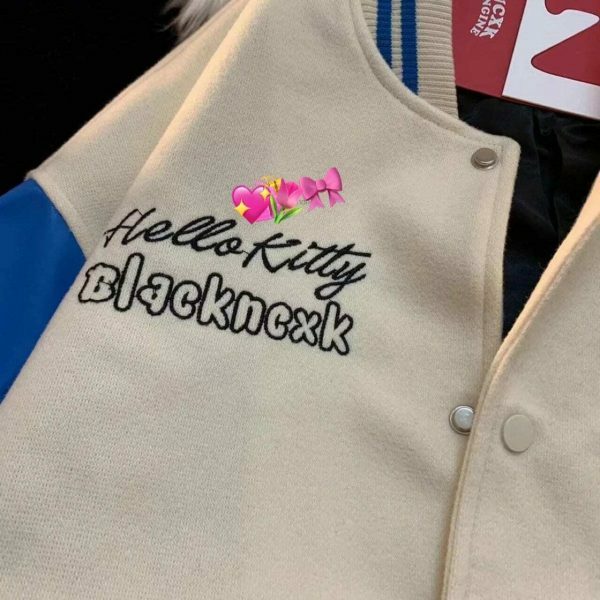 Y2K Hello Kitty Streetwear Varsity Jacket