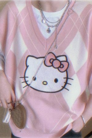 Y2K Hello Kitty Streetwear Vest