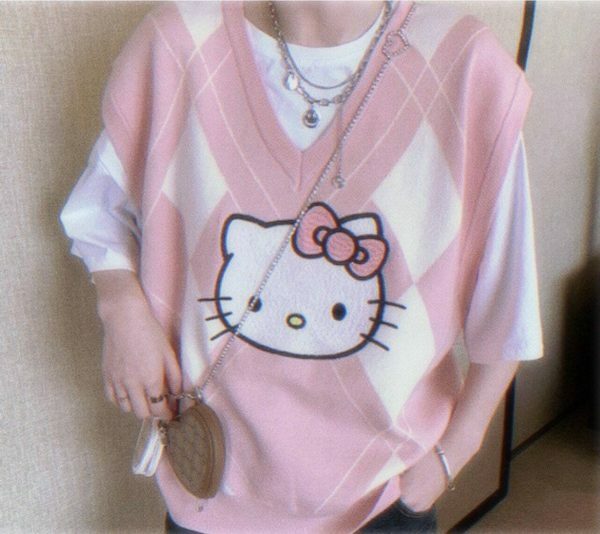 Y2K Hello Kitty Streetwear Vest