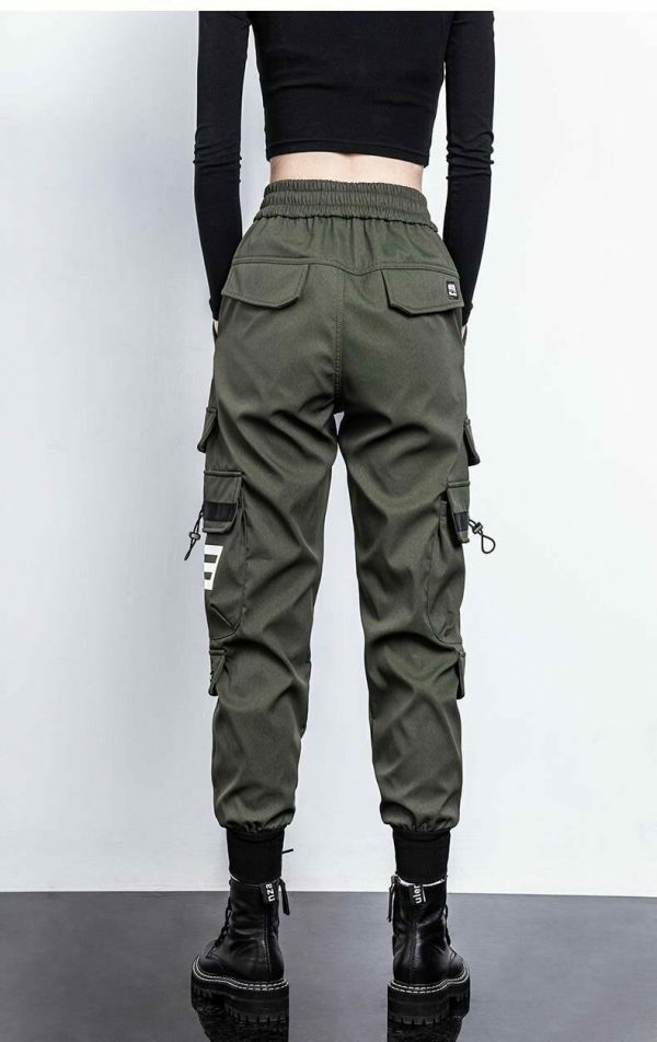 Y2K High Waist Cargo Pants Women Streetwear Baggy Joggers