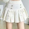 Y2K High Waist Mini Skirt with Japanese and Korean Streetwear Influence