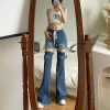 Y2K High Waist Wide Leg Trousers - Streetwear Fashion