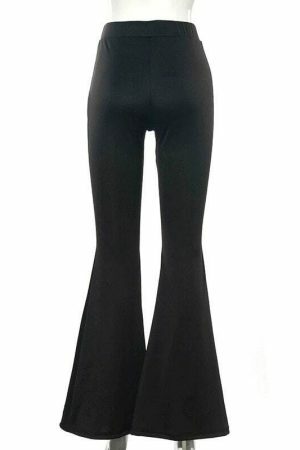 Y2K High Waist Wide Leg Women's Pants - Streetwear Fashion