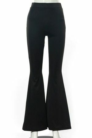 Y2K High Waist Wide Leg Women's Pants - Streetwear Fashion