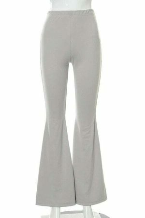 Y2K High Waist Wide Leg Women's Trousers - Streetwear Fashion