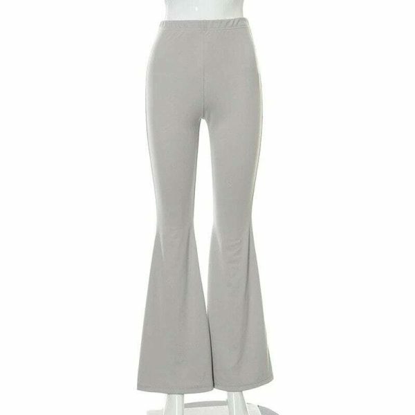 Y2K High Waist Wide Leg Women's Trousers - Streetwear Fashion