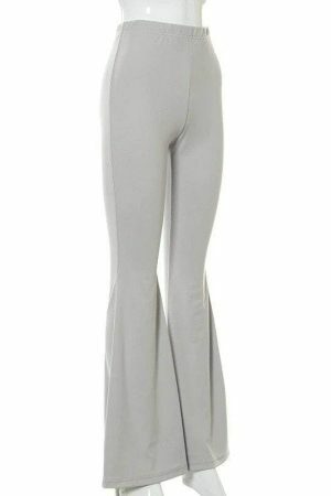 Y2K High Waist Wide Leg Women's Trousers - Streetwear Fashion