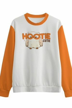 Y2K Hootie Cutie Streetwear Sweatshirt for Fall Fashionistas