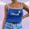 Y2K Italia Angel Baby Tank Top - 90s 2000s Aesthetic Streetwear