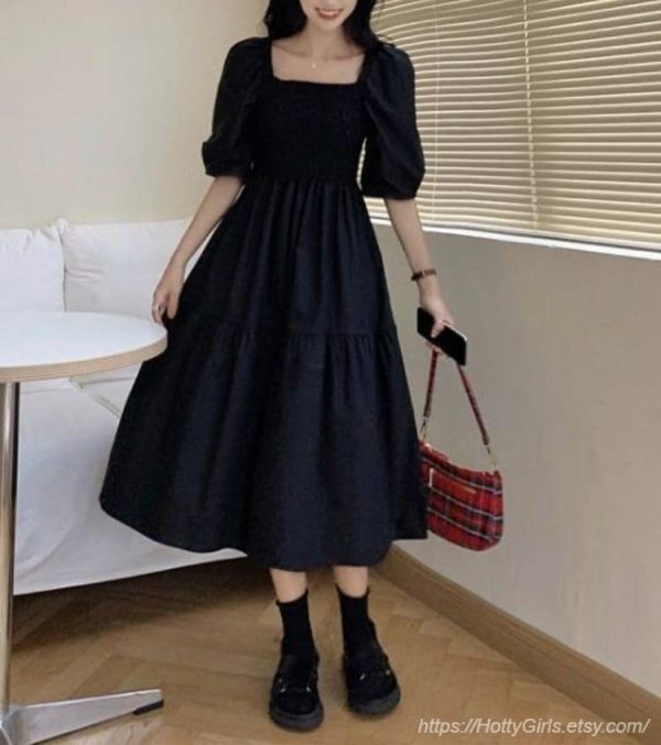 Y2K Korean Streetwear Vintage Sundress for Women