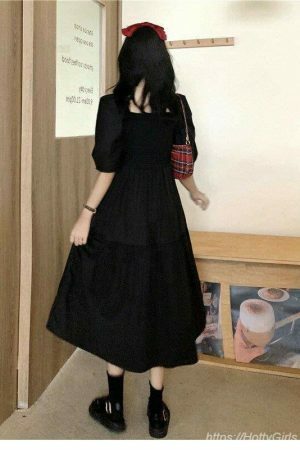 Y2K Korean Streetwear Vintage Sundress for Women