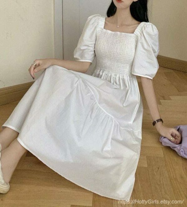 Y2K Korean Streetwear Vintage Sundress for Women