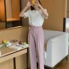 Y2K Korean Style High Quality Pleated Cropped Pants