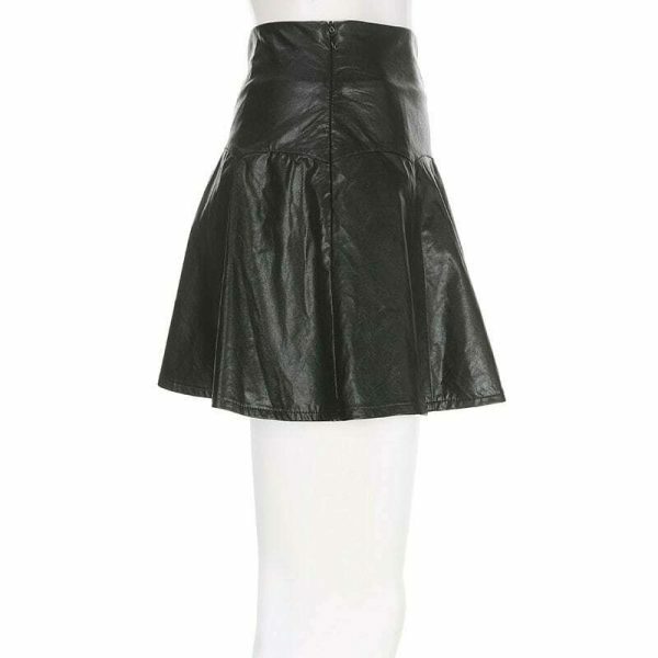 Y2K Korean Style Pleated High Waist Mini Skirt