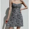 Y2K Leopard Print Mini Dress: Spaghetti Strap Chiffon Sundress