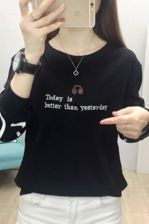 Y2K Long Sleeve Women's T-Shirt Streetwear Fashion Top