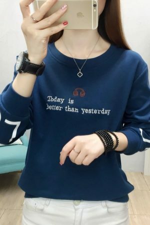 Y2K Long Sleeve Women's T-Shirt Streetwear Fashion Top