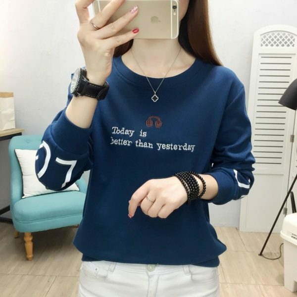 Y2K Long Sleeve Women's T-Shirt Streetwear Fashion Top