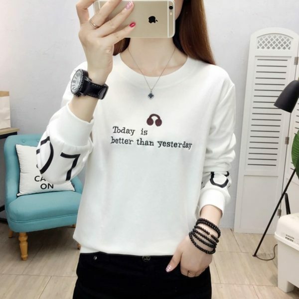 Y2K Long Sleeve Women's T-Shirt Streetwear Fashion Top