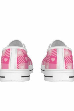 Y2K Lovecore Heart Sneaker: Pastel Alt Streetwear Aesthetic