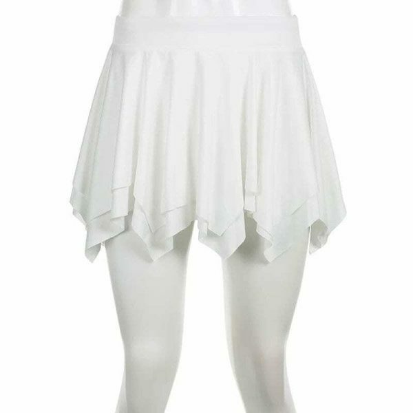 Y2K Low Waist White Mini Skirt