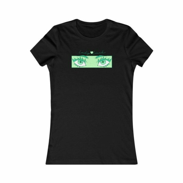 Y2K Lucky Lady Eyes Streetwear Sweatshirt - St. Patrick's Day Aesthetic