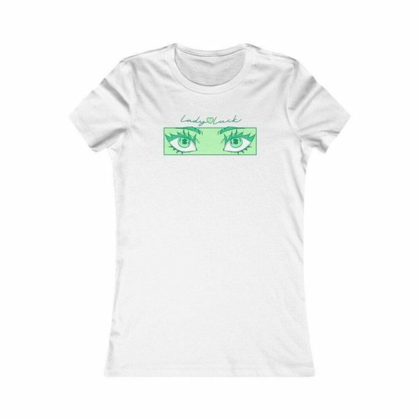 Y2K Lucky Lady Eyes Streetwear Sweatshirt - St. Patrick's Day Aesthetic