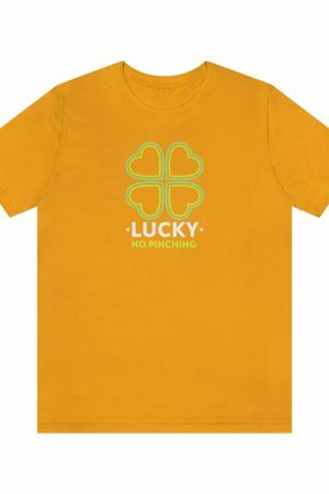 Y2K Lucky Tee: St Patricks Day Four Leaf Clover Graphic Shirt