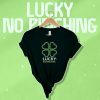 Y2K Lucky Tee: St Patricks Day Four Leaf Clover Graphic Shirt