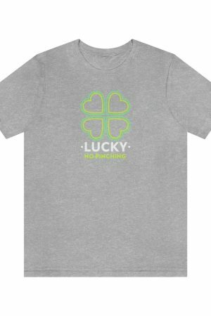 Y2K Lucky Tee: St Patricks Day Four Leaf Clover Graphic Shirt