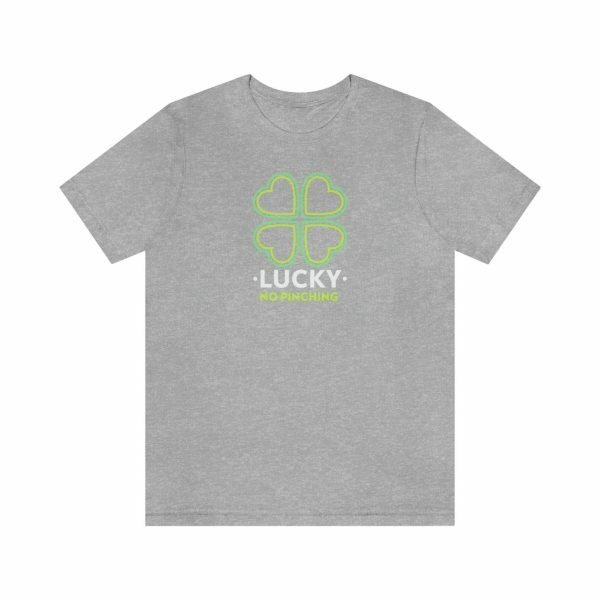 Y2K Lucky Tee: St Patricks Day Four Leaf Clover Graphic Shirt