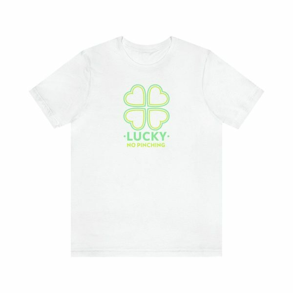 Y2K Lucky Tee: St Patricks Day Four Leaf Clover Graphic Shirt