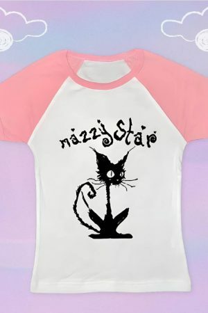 Y2K Mazzy Star Angel Baby Crop Top - 80s 90s Punk Rock Aesthetic