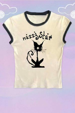 Y2K Mazzy Star Angel Baby Tee - 80s 90s Punk Rock Aesthetic, Crop Top Clothing