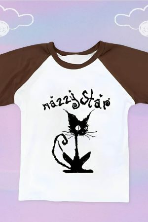 Y2K Mazzy Star Angel Baby Tee - 80s 90s Punk Rock Aesthetic, Crop Top Clothing