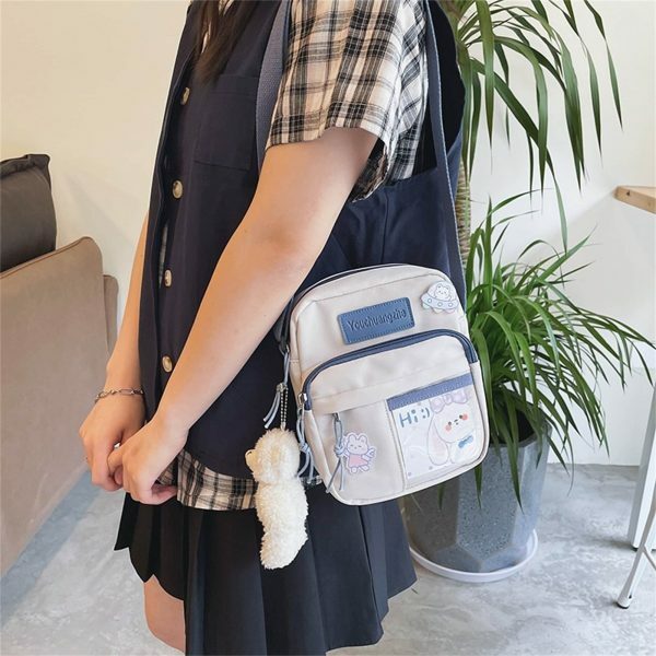 Y2K Mini Crossbody Bag for Cellphone & Wallet - Streetwear Style