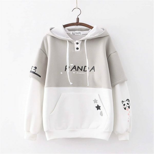 Y2K Monogram Multicolor Hoodie with Fleece Lining