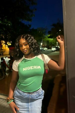 Y2K Nigeria Jersey Crop Top - Streetwear Soccer Tee