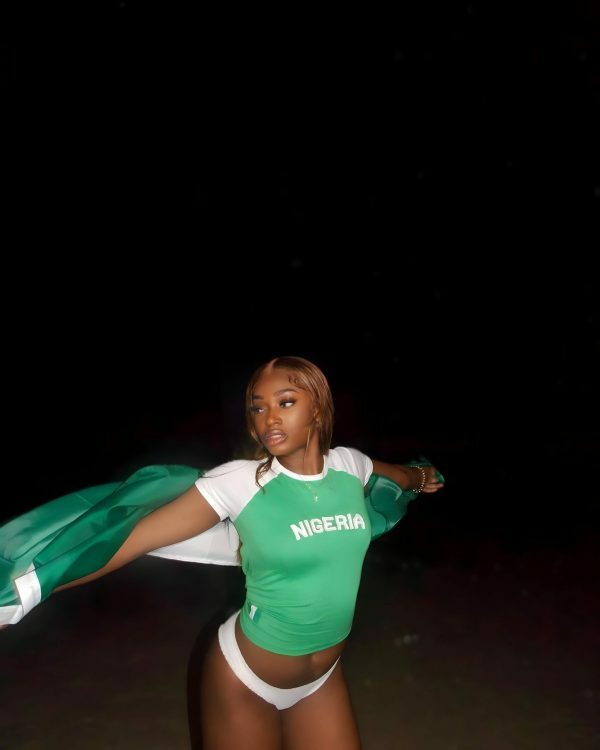 Y2K Nigeria Jersey Crop Top - Streetwear Soccer Tee