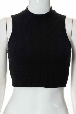 Y2K Open Back Crop Top - Trendy Sexy Summer Streetwear