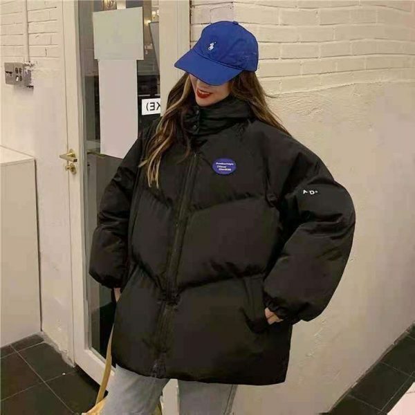 Y2K Oversized Hooded Parka Jacket for Women - Streetwear Winter Coat