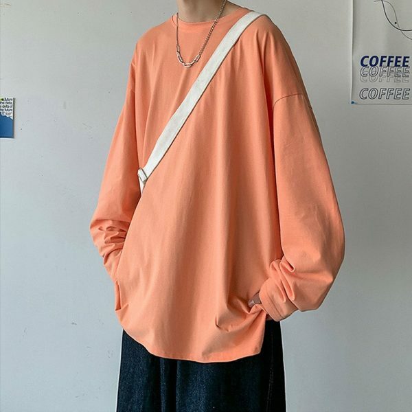 Y2K Oversized Long Sleeve Streetwear T-Shirt