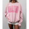 Y2K Oversized Malibu Sweatshirt - Streetwear Fashion for California Lovers